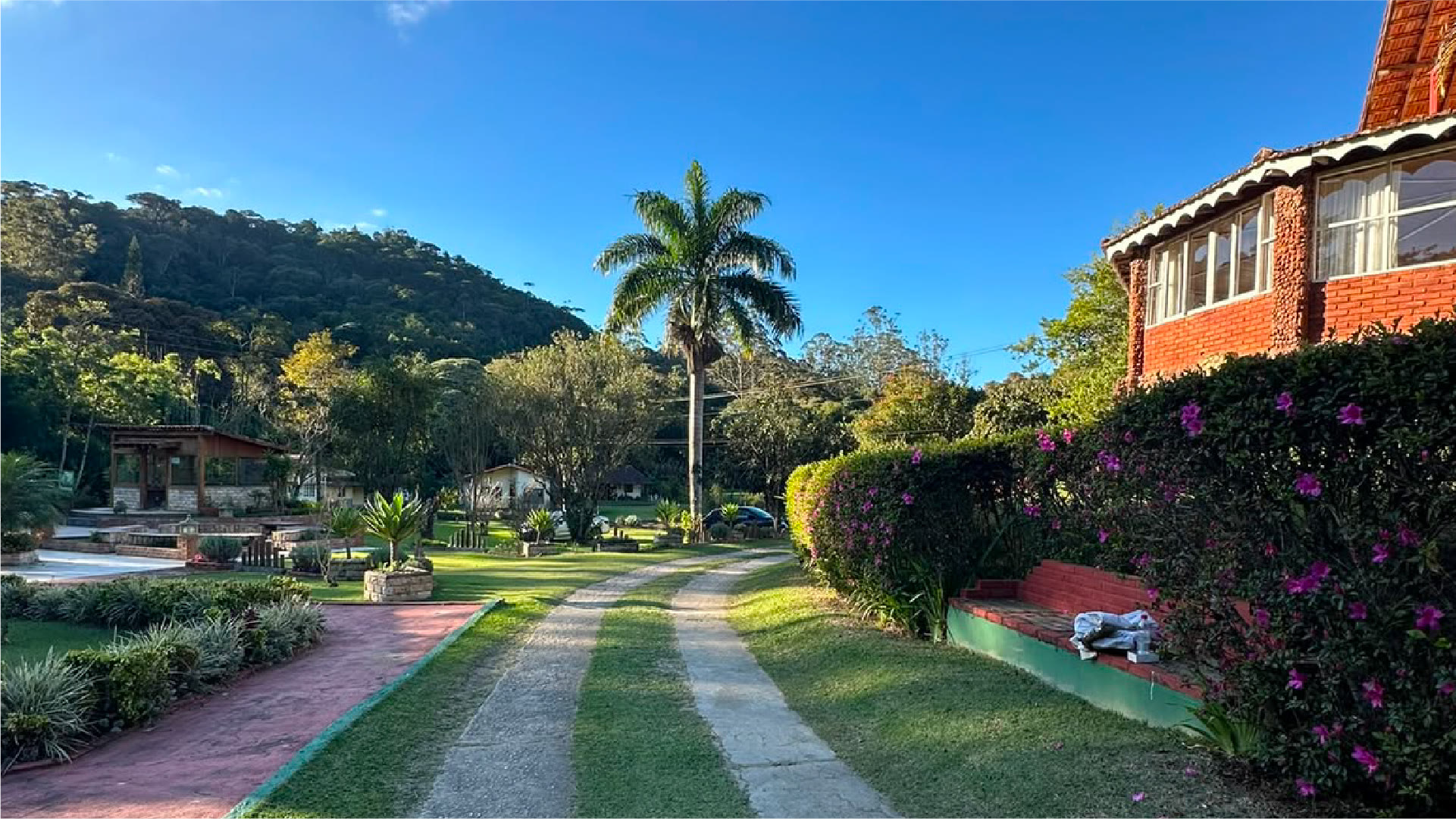 Natureza no Ashram Vrajabhumi