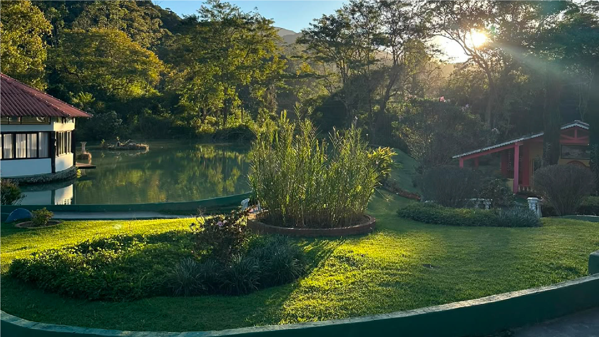 Natureza no Ashram Vrajabhumi